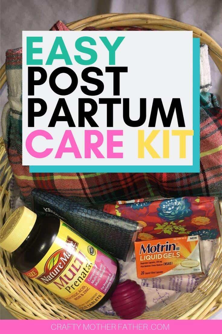 Postpartum Care Kit For After Birth Recovery - CraftyMotherFather