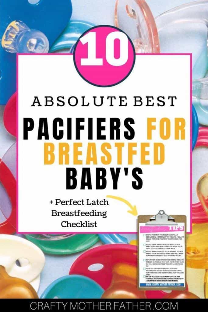 the perfect pacifier for a breastfeeding baby that is a newborn to six months at oldest 18 months.