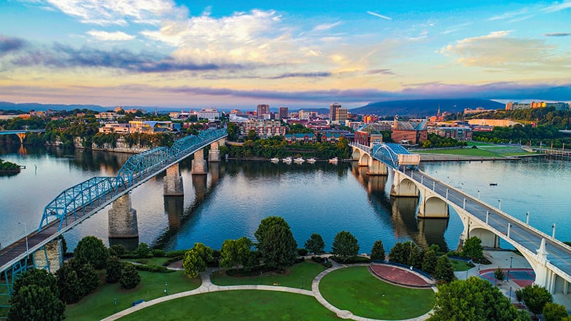 Romantic Getaways In Tennessee : Chattanooga - Credits: Pixabay