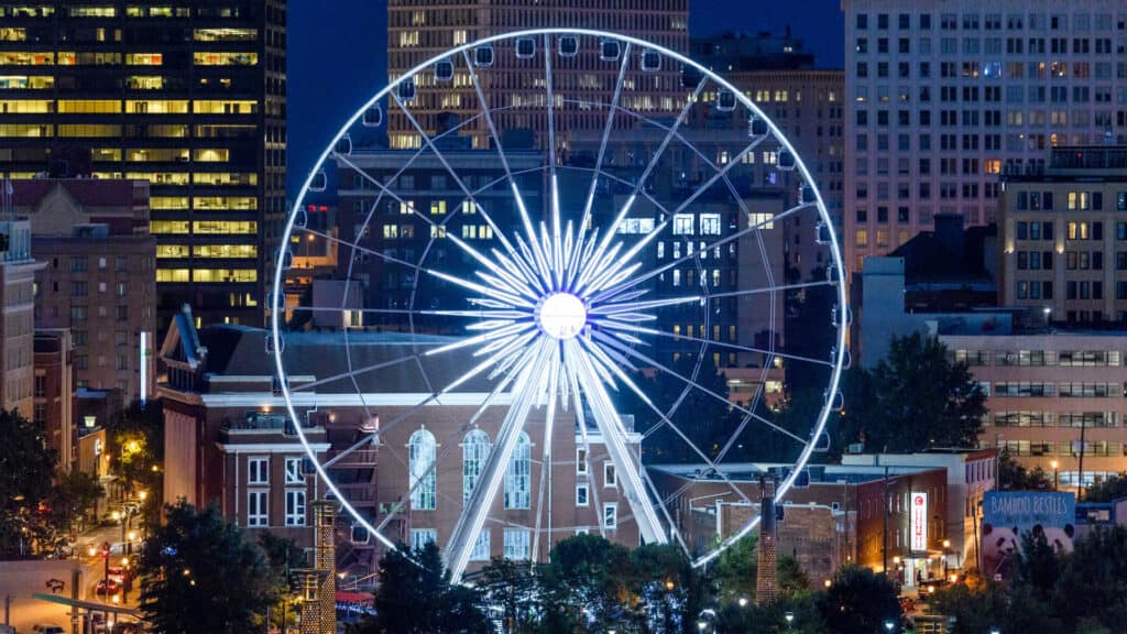 Romantic Things To Do In Atlanta For Couples : SkyView Atlanta - Credits: Unsplash