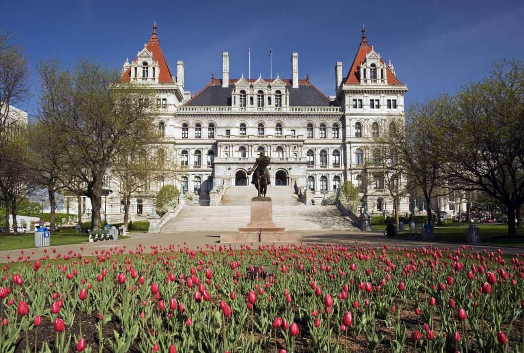 Romantic Things To Do In Albany For Couples : New York State Capitol - Credits: Instagram