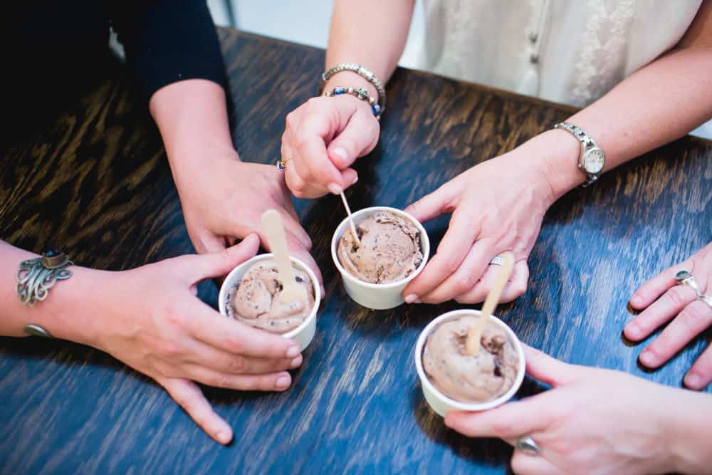 Romantic Things To Do In Richmond For Couples : Ice cream on a table - Credits: Instagram