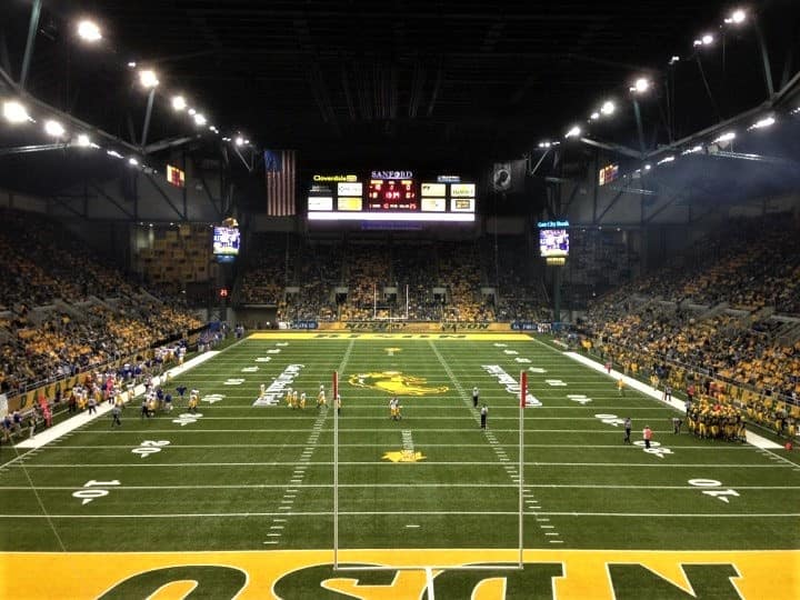 Romantic Things To Do In Fargo, North Dakota : Fargodome Indoor Sports Stadium - Credits: Instagram