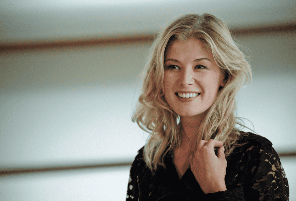 Beautiful Girl Names With Meaning : Rosamund Mary Ellen Pike, English Actress - Credits: Instagram